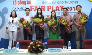 Công bố giải thưởng Fair-play 2014