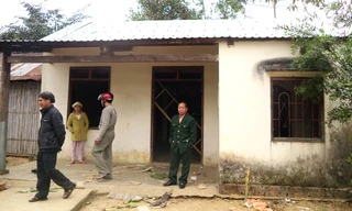 Một ngôi nhà của thôn Bút Tưa bị bỏ hoang