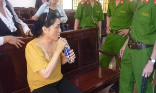 Bị cáo Nguyễn Thị Bằng tại phiên xét xử sơ thẩm ngày 24/3 