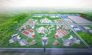 Dự án Khu công nghệ Môi trường xanh Long An - Phối cảnh hoa sen