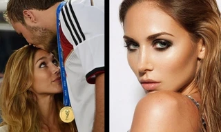 Bạn gái Goetze bất ngờ nổi tiếng nhờ màn 'khóa môi' trên sân