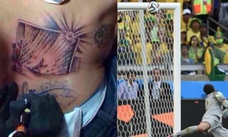 Có khá nhiều cầu thủ chơi bóng ở World Cup sở hữu những hình xăm ấn tượng