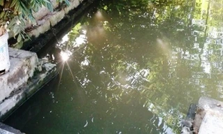 Hiện trường nơi phát hiện thi thể nạn nhân.