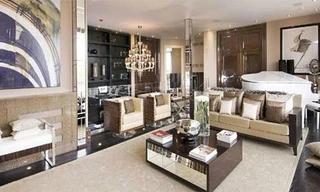 Bên trong căn hộ có giá cho thuê 2,1 tỷ đồng mỗi tuần