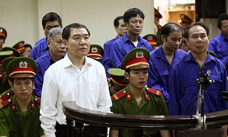 Dương Chí Dũng tại phiên tòa. Ảnh: D.Tấn