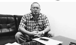 Ông Nguyễn Hữu Dũng, Chủ tịch HĐQT Cty CP Công nhận VN trong buổi làm việc tại báo Tiền Phong. Ảnh: Tuấn Minh