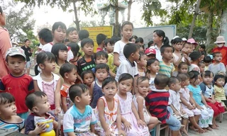 Nhà mới của trẻ em ở chùa Bồ Đề 