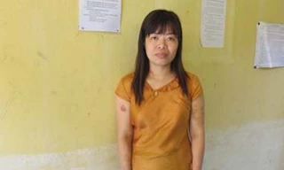 Nguyễn Thị Mai Trang tại cơ quan điều tra