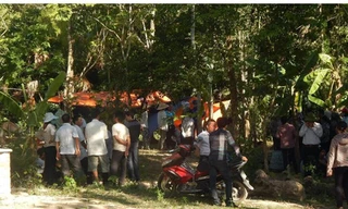 Hiện trường nơi phát hiện ra thi thể cô Hải.