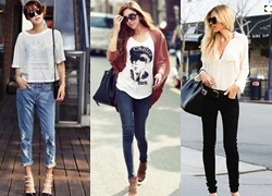 Sáu mẫu quần jeans nữ đẹp sành điệu mùa thu 2014