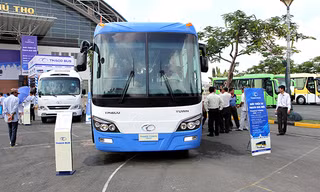 Thaco giới thiệu xe bus ghế ngồi mới