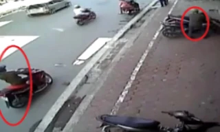 Bẻ khoá trộm xe Air Blade nhanh như cắt