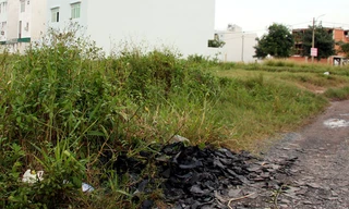 Khu đất trống nơi xảy ra án mạng