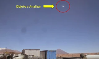 Vật thể bay lạ được phát hiện phía trên mỏ đồng Collahuasi ở Chile. Ảnh: CEFAA