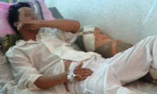 Anh Tuân tại bệnh viện.