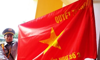 Lá cờ quyết thắng của Chi đội Kiểm ngư số 2 