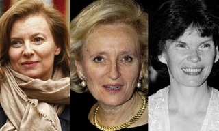 Những phu nhân từng đau khổ ở điện Elysée (từ trái qua): Valérie, Bernadette và Danielle Mitterrand
