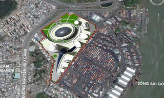 Khu vực Tân Cảng sẽ trở thành khu đô thị đa chức năng. Ảnh: Công ty Tân Cảng Sài Gòn