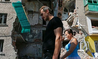 Người dân ở miền đông Ukraine đang đối mặt với nhiều khó khăn.