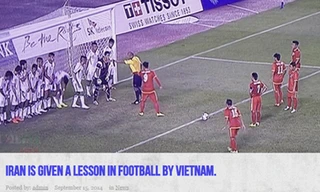 Báo chí Iran: 'Olympic Việt Nam đã dạy cho Iran bài học'
