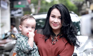 Thanh Lam chăm sóc tỉ mỉ cho cháu trai 