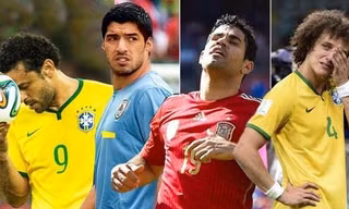 Fred, Suarez, Costa và Luiz, những ngôi sao xịt của World Cup