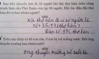 Đề Toán đang khiến dân mạng xôn xao 