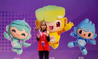 Cô gái dân tộc Thái giành HCĐ taekwondo tại Asiad 19 
