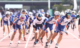 Các VĐV Roller tranh đua hấp dẫn tìm kiếm suất dự ASIAD 2023 