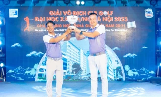 Hơn 200 golfer tranh tài tại giải vô địch CLB golf ĐH Xây dựng Hà Nội 2023 