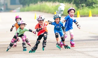 Đua tranh hấp dẫn tại Giải vô địch trẻ Roller Sports Quốc gia năm 2023