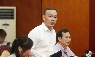 Giám đốc Trung tâm Doping và Y học thể thao Nguyễn Văn Phú. Ảnh: Quý Lượng