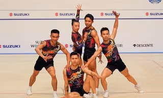 Đội tuyển aerobic Việt Nam đoạt HCV thế giới trước thềm SEA Games 32
