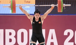 Lực sĩ Quốc Toàn xuất sắc giành HCV, phá 3 kỷ lục SEA Games