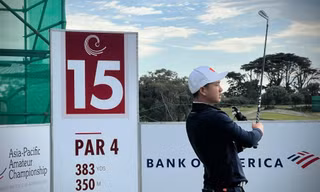 Nguyễn Anh Minh lọt tốp 20 vòng 1 giải nghiệp dư châu Á-Thái Bình Dương 