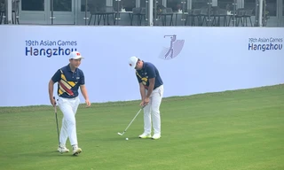 Nguyễn Anh Minh cùng nhóm đấu với tay golf hạng 40 thế giới tại Asiad 19 