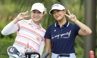 Thảo My, Khuê Minh so tài tại Vinpearl Golf Hải Phòng