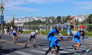 350 VĐV tranh tài tại Giải đua Roller Sports các đội mạnh quốc gia năm 2023 