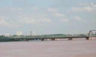 Nước sông Hồng vẫn đảm bảo cho sản xuất