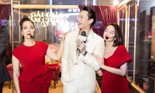 Nam chính “Sống chung với mẹ chồng” bất ngờ quỳ gối tặng hoa cho Kaity Nguyễn 