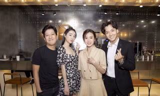 Gần nửa showbiz Việt đến chúc mừng Ngô Kiến Huy lên chức ông chủ tiệm cà phê