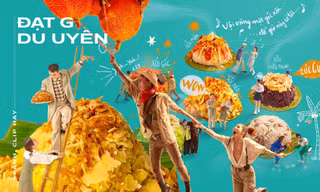Đạt G và Du Uyên thực hiện bộ ảnh lạ mắt quảng bá các món xôi Việt Nam