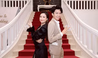 Chụp ảnh thân thiết với Sam nhưng Ngô Kiến Huy lại gây chú ý bởi vẻ ngoài xanh xao, gầy gò