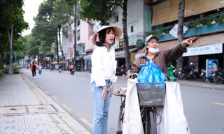 Diệu Nhi tổ chức Đám cưới vàng, trao “Ngày May Mắn” cho ông bà cụ nhặt ve chai