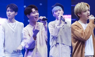 Boygroup “em trai MAMAMOO” trình diễn với 4 thành viên sau scandal của hotboy Trần Bình 