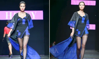 Hoa hậu Thùy Dung khoe chân dài gợi cảm trên sàn catwalk