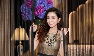 MC Thùy Linh khoe đường cong với đầm sequin bó sát