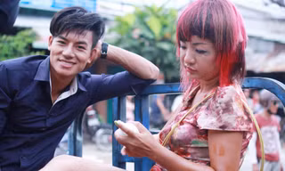 Thúy Nga và Hiếu Nguyễn đều có những ngày tại Hội An đầy tiếng cười khi thực hiện những cảnh quay cho bộ phim 'Bộ ba rắc rối'.