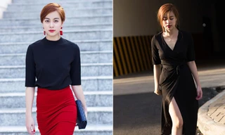 Gu thời trang thanh lịch đời thường của Hoàng Thùy Linh