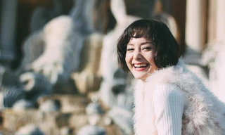 Lan Phương đón năm mới ở Mỹ với tóc tém cá tính